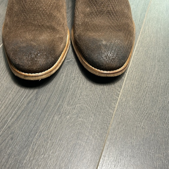 Topman Leather Distressed Brown Chelsea Boots Men’s EU Size 42 Made in Portugal - Picture 6 of 15